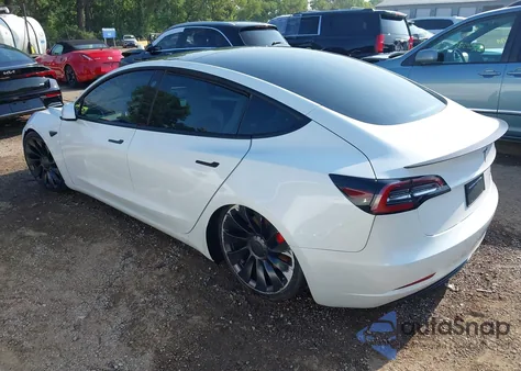 2022 Tesla Model 3 Performance Dual Motor All-Wheel Drive from USA, damaged, VIN 5YJ3E1EC7NF279124